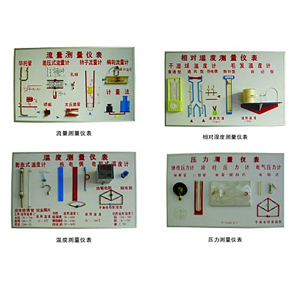 温度、湿度、压力、流量示教实训装置(图1) 温度(℃)、湿度、压力、流量示教实验装置,储物储物柜式交直线DC调节速度实验装置